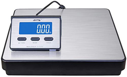 Acteck A-BC200 200LB x 0.2 OZ Digital Heavy Duty Shipping Postal Scale, Stainless Steel