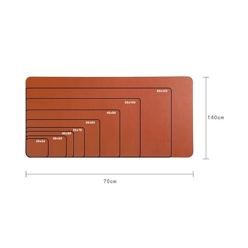 SKJFODVC Retro Leather Pad Waterproof Sided Desk Office Study