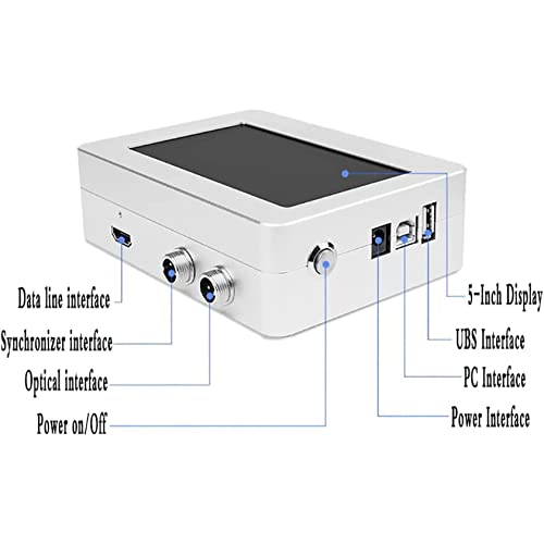 RESKIU Automatic Inkjet Printer, Thermal Inkjet Printer, Online Coding Machine, 12.7/25.4mm Large Character Automatic Coding Machine Online Assembly Line Production Date Batch Number Printer,25.4MM