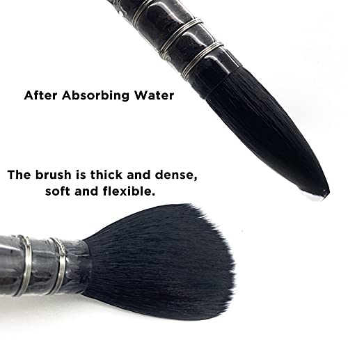 UOHLCX HBJWOV 8Pcs Watercolor Brushes Art Painting Brushes Artistic Watercolor Brush Set for Water Color Gouache Drawing Art Painting