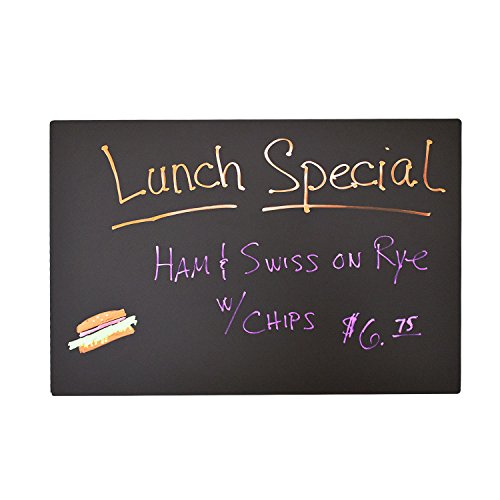 Source One Premium Acrylic Chalkboard Sheet Great for Classrooms, Home Use - Shatter Resistant (16 x 24 inch, Chalkboard