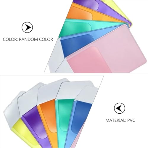 Yingluno 60Pcs Nurse Pen Pocket Protector Waterproof Doctor Cases PVC Material Insert Type Bag(Blue)