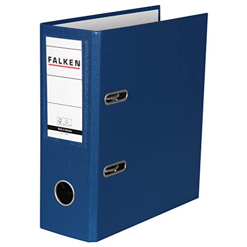 FALKEN PP Lever Arch Files, A5, Portrait, 8 cm Spine - Blue, Pack 10