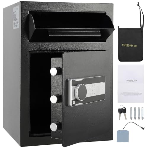 2.5L Electronic Keypad Deposit Safe with Anti-Fishing Drop Slot