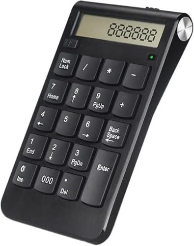 ZHIQISHI Scientific Calculator Calculators Desktop Calculator， Number Keyboard/Calculator with Digital Display Rechargeable Mini Numeric Smart Keypad Office Supplies