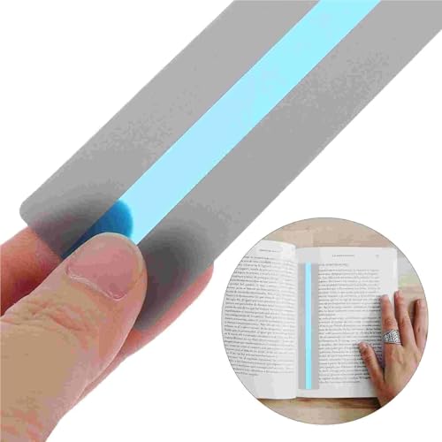 Reading Tracker 48pcs Reading Guide Strips Bookmarks Colored Lamination Tracking Rulers Dyslexia Bookmark Strip Page Marker Students