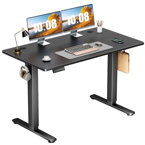 Sweetcrispy Electric Standing Desk, Computer Desk, 48x24 Inch