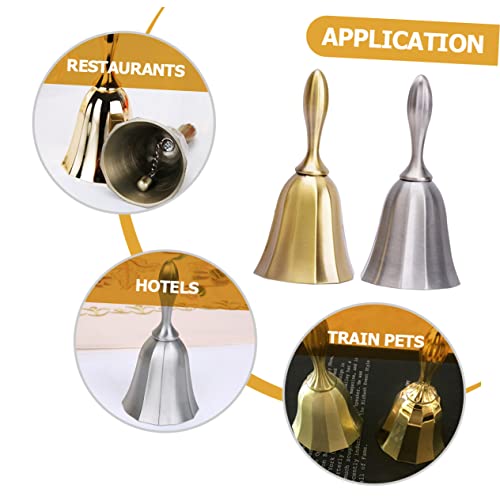 Bell,wall hanging decoration 10 Pcs Desktop Bell Restaurant Hand Bell Manual Restaurant Bell Dining Table Bell Hotel Call Bell Dinner Bell Customer Bell Teacher Bell Bar Bell Handheld Bell Game Bell Z