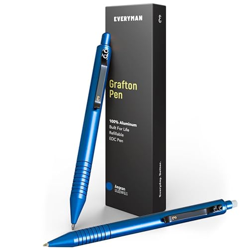 EDC Grafton Aegean 0.7mm Metal Gel Ink Pen and Mechanical Pencil Set