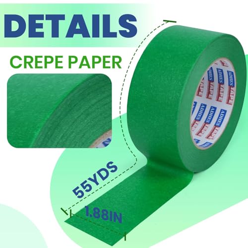 ADHES Green Masking Tape 1.88in x 55yds x 30rolls