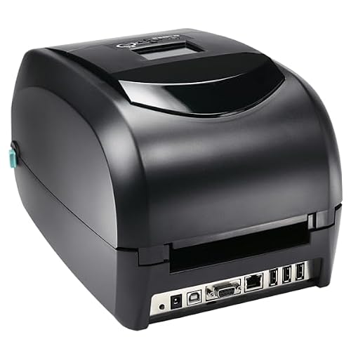 Godex RT700i+ Thermal Transfer & Direct Thermal Desktop Label Printer - 203 dpi, 7 IPS High-Speed Printing, Color LCD, Ethernet, 3 USB Host Ports for Stand-Alone Operation