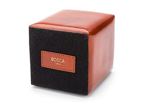 Bosca Old Leather Pencil Box (Amber, One Size)