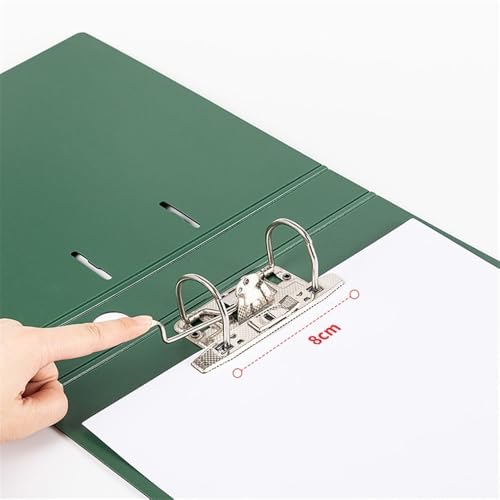 Filing Envelopes A4 Perforated File Folder 2-Hole Data Sheet Detachable Archive Storage Folder 3 Pcs Plastic Folders(Multi-Colored)