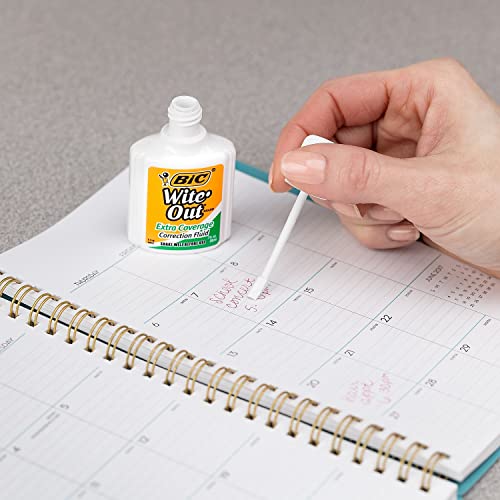 BIC Wite-Out Brand Extra Coverage Correction Fluid