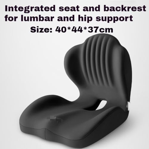 EZLQGBWKPDT The ergonomic memory foam seat and backrest cushion, with an L-shaped design, is suitable for office chairs and car seats. It is extremely comfortable and effectively improves posture