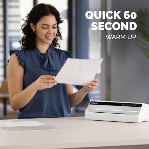 Fellowes Saturn™ 95 Thermal Laminator Machine, 9.5", Fast 60 Sec Warm Up