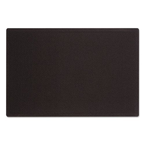 Quartet 7684BK Fabric Bulletin Board, Frameless,w/Hardware, 4-Ft x3-Ft, Black