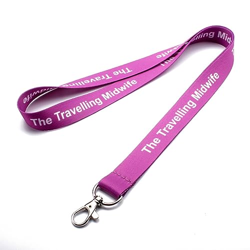 Handwerke 80pcs Custom Lanyards Personalized with Text/Name/Image/Logo/Photo Customized Neck Strap Bulk for Badges Office Company Keys (80pcs, Lanyard1)
