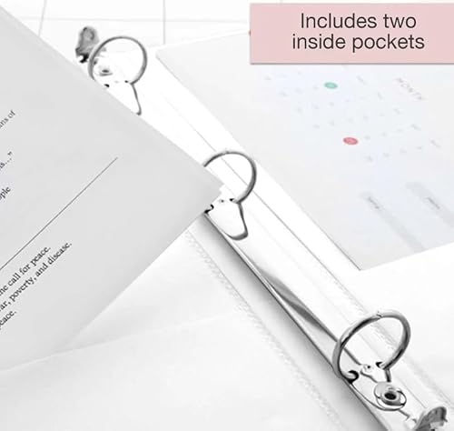 12 Pack, 1.5" White 3-Ring View Binder w/ 2-Pockets
