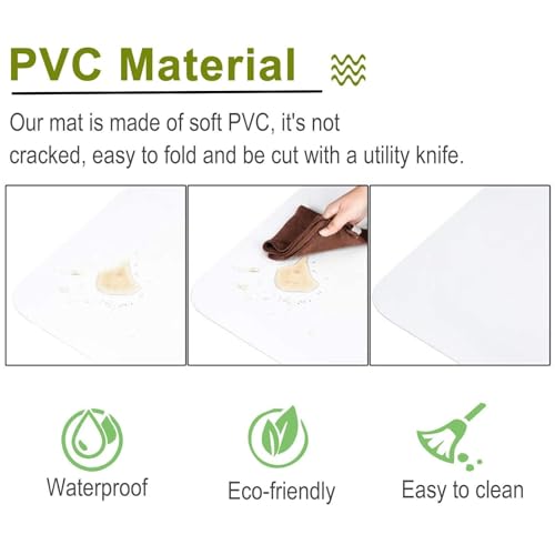 Heavy-Duty Clear Floor Protector Mat Non-Slip for Office Chair & Home