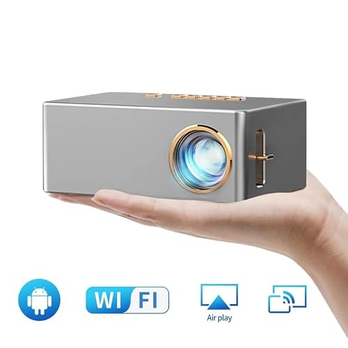 Projector Mini Portable LED 800*480P Resolution Projectors Support Video for Home Outdoor Cinema Movie LCD