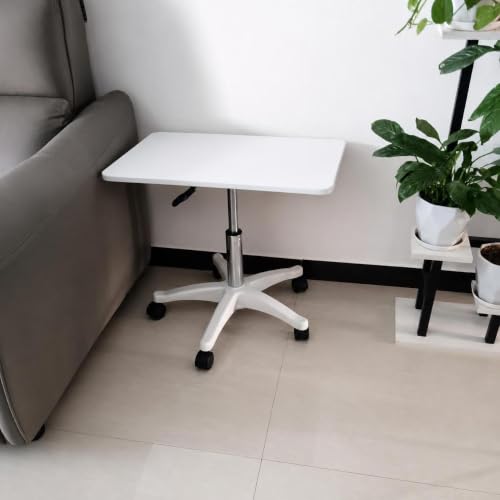 RIXNOMA Round Meeting Table with Wood Base, Modern Wooden Office Table for Conference Rooms and Small Office Spaces