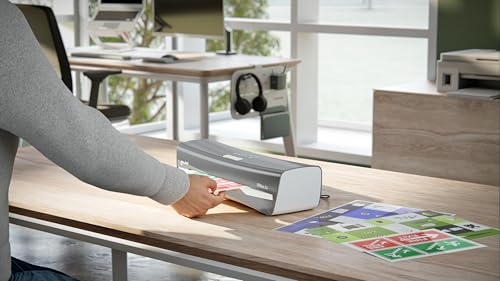 Leitz 72511084 iLam A4 Laminator for The Small Office - Silver/White
