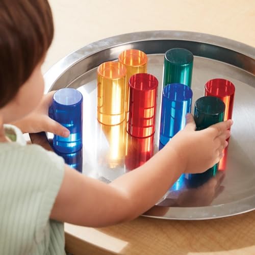 Kaplan Early Learning Company Light and Color Cylinder Set - 8 Pieces