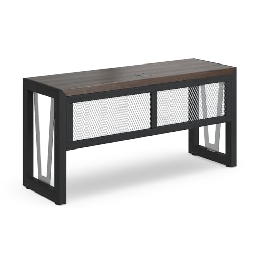 NBF Credenza Office Furniture, 60" W Office Workstation, Walnut