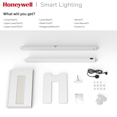 Honeywell 02E LED Floor Lamp, 6000LM Sunturalux Eye Caring Standing Light