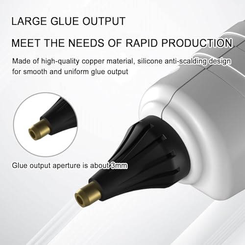 Hot Melt Glue Gun, Automatic Glue Dispensing Machine with Foot Switch, 2 Modes, Smart Reflux Design, 3mm Glue Hole Diameter, for Line Operations
