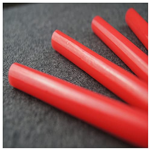 ZTBH Hot Melt Glue Sticks 7 * 200mm*25 PCS Hot Melt Glue Stick, Bright Red Gift Box Package Melt Glue Stick (Diameter : 7mm, Length : 200mm)