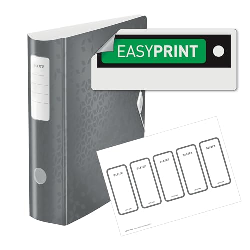 Leitz A4 Lever Arch File Active, Yellow, Curved Spine 75mm Width, Elastic Fastening, Light polyfoam, Wow Range, 11060016