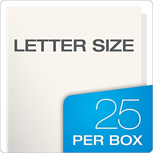 Oxford Executive-Style Laminated Portfolios, 8-1/2"x11", White, 25/Box ESS51704