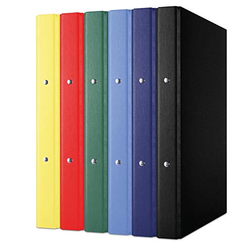 DONAU 3732001PL-04 Ring Binder Red 2-O-Ring Mechanism 20 mm DIN A4 Ring Binder Cardboard/Plastic Made of 1.9 mm Thick Cardboard with Eco PP 100µ Pack of 10
