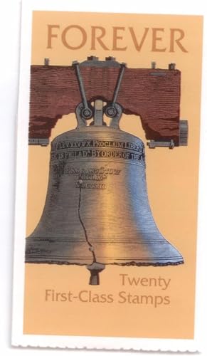 USPS Forever Stamps Liberty Bell 100 Stamps (5 Books of 20)