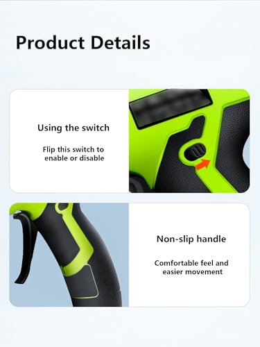 Hot Glue Gun Cordless Hot Glue Gun Gun Glue Heat Gun with Fine Tip Easy Squeeze Trigger and Overheat Protection for Art DIY Craft Home Repair School