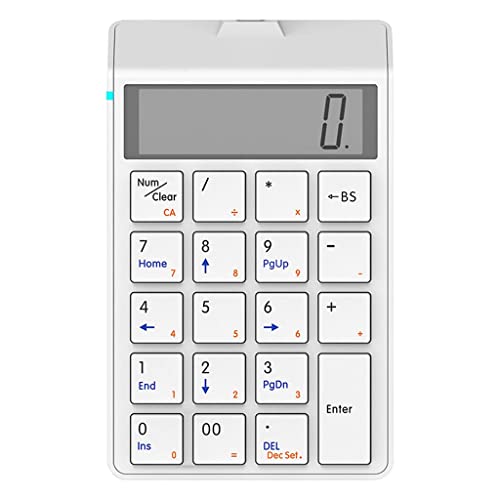Calculator Keypad Charging Financial Accounting Keyboard 12-Digit Display Dual-use