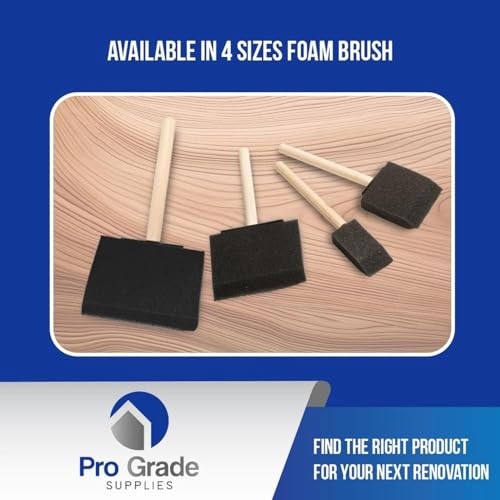 FIXED UP FINDS for Pro Grade- Foam Brushes- 3 Inch- 36 Piece Poly Foam Brush Set