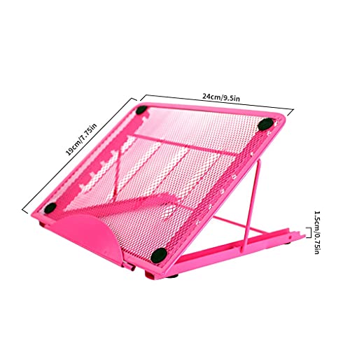 FRTHLK 1PC Folding Laptop Stand Holder Portable Adjustable Bracket Desk for Tablet