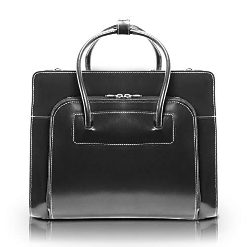 McKlein LAKE FOREST, 15" Leather Business Women Laptop/Tablet Briefcase Bag/Leather Case, Computer Travel Case, Laptop Professional Shoulder Bag