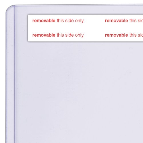 StoreSMART - Rigid Toploaders with Peel & Stick Back (Remove & Reuse) - 11" x 17" - 25-Pack - HPP11X17PSR-25