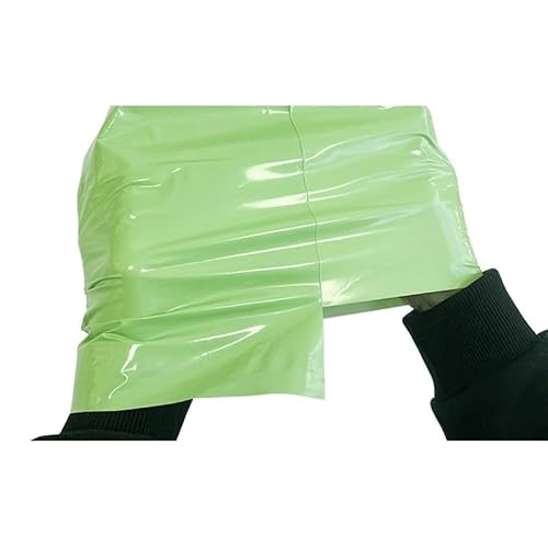 EVANEM 50PCS/100PCS Avocado Green Plastic Mailing Packaging Bag Poly Mailer T-Shirt Skirt Jacket Wedding Box Shipping Express Pouches(35x45cm)