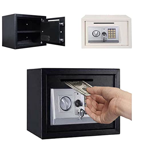 TBLOTYD 16L Wall Safe with Prodrilled Holes and Cash Slot, Electonic Safe Box High Security with Keypad and 2 Keys