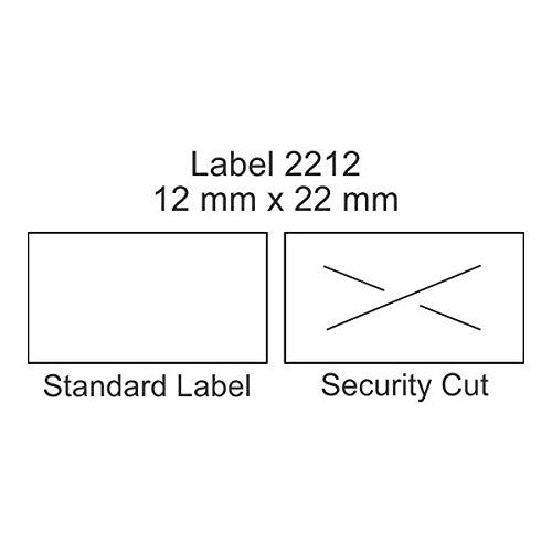 HPILISH Label Gun, Contact Premium Model 8.22, Prints One Line, 8 Characters