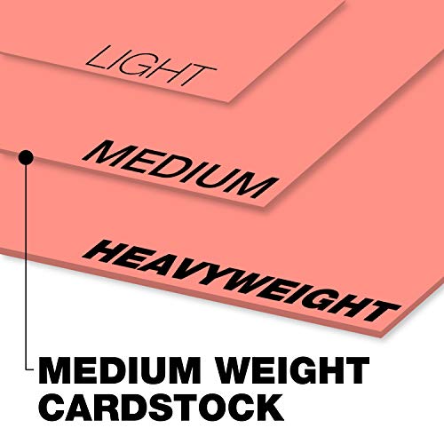 Springhill 8.5” x 11” Salmon Colored Cardstock Paper, 90lb, 163gsm, 2,500 Sheets (10 Reams) – Premium Lightweight Cardstock, Printer Paper with Smooth Finish for Cards, Flyers, Scrapbooking & More