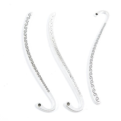 340 Pieces Jewelry Making Office Supply Charms X1XW7 Bookmark Book Mark Hair Sticks