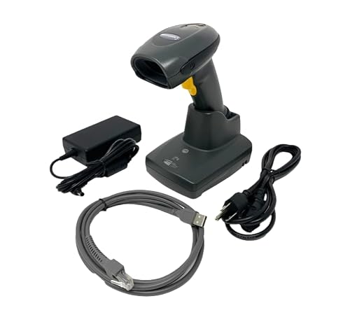 Symbol DS6878 Wireless 2D/1D/QR Code Barcode Scanner, Bluetooth to Cradle or Android/Windows/iOS Directly, Hands-Free Cradle Included (1D/2D/QR (Wireless))