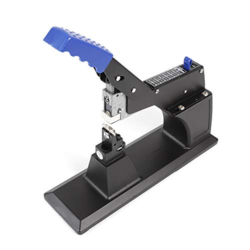 Manual Stapler Heavy Duty Stapler Can Both Saddle and Flat Desktop Stapler 60 Sheet Capacity Stitching Machine for School, Office