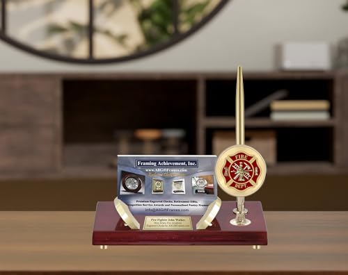 Firefighter Congratulation Fireman Award Gift Service Award fire Fighter